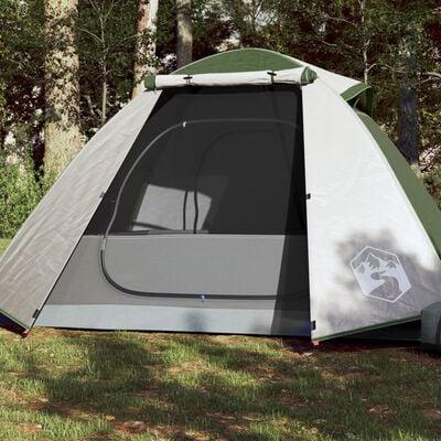 vidaXL Tente de camping à dôme 2 personne vert imperméable