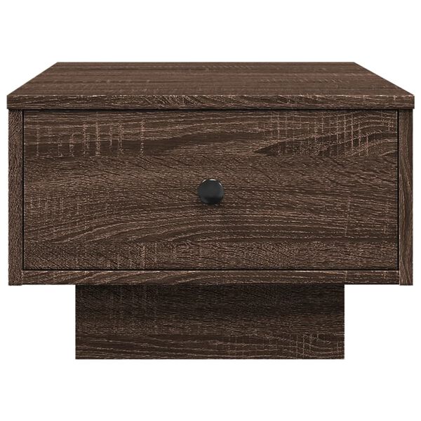 vidaXL Table basse ch&ecirc;ne marron 60x45x31 cm bois d'ing&eacute;nierie