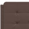 vidaXL Cadre de lit sans matelas Zadar marron 120x200 cm similicuir