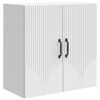 vidaXL Armoire Murale Blanc 59 x 31 x 60 cm Bois d'ing&eacute;nierie