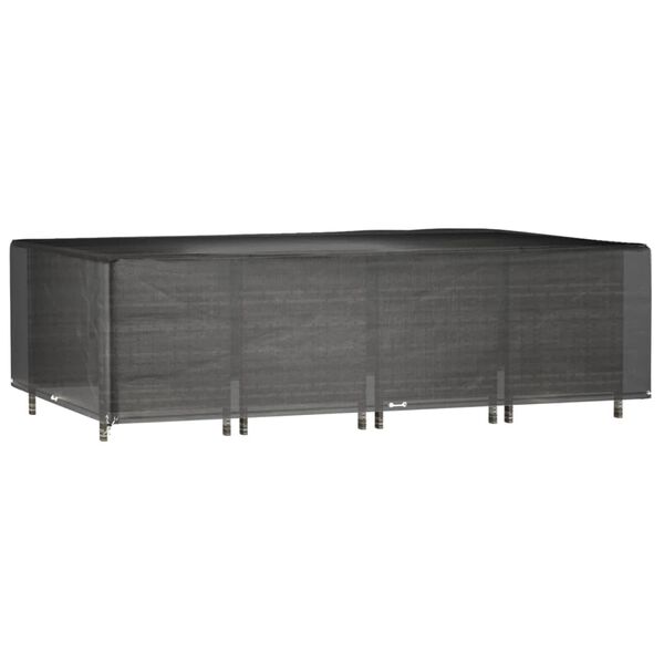 vidaXL Housse de salon de jardin 16 œillets 325x205x90cm rectangulaire