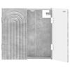 vidaXL Cabinet pour cible ALKMAAR Gris b&eacute;ton 52,5 x 10,5 x 53,5 cm