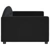vidaXL Lit de repos sans matelas noir 90x200 cm velours