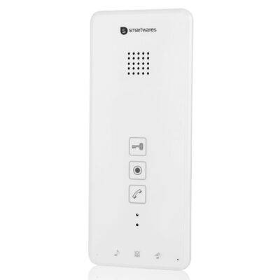 Smartwares Système d'interphone audio d'extension 20,5x8,6x2,1cm Blanc