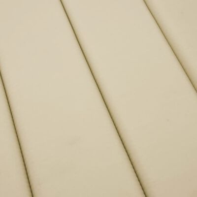 vidaXL Coussin de chaise longue beige 200x70x3 cm tissu oxford