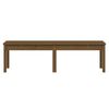 vidaXL Banc de jardin à 2 places marron miel 159,5x44x45cm bois de pin