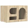 vidaXL Meuble TV ELST 60 x 35 x 40 cm Ch&ecirc;ne Sonoma Bois d'ing&eacute;nierie
