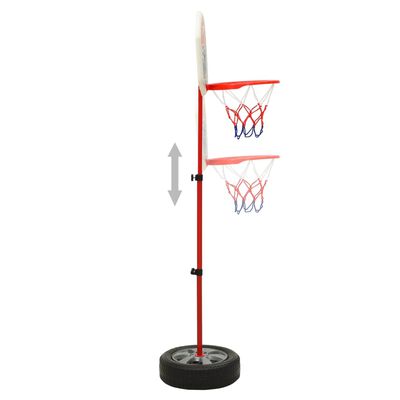 vidaXL Ensemble de basket réglable pour enfants 120 cm