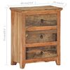 vidaXL Buffet 60x33x75 cm Bois d'acacia solide et bois de récupération