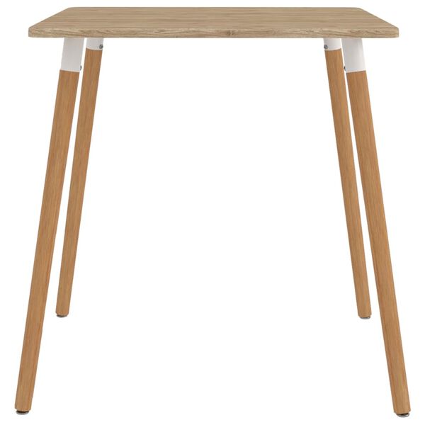 vidaXL Ensemble de salle à manger 3 pcs Marron