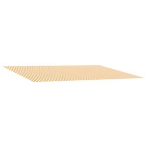 vidaXL Toile de rechange pour auvent Jaune et blanc 400 &times; 300 cm