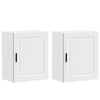 vidaXL Armoires murales de cuisine 2 pcs Porto blanc bois d'ing&eacute;nierie