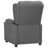 vidaXL Fauteuil inclinable Gris clair Tissu