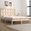 vidaXL Cadre de lit sans matelas 135x190 cm bois de pin massif
