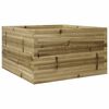 vidaXL Jardini&egrave;re 80x80x46 cm bois de pin impr&eacute;gn&eacute;
