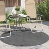 vidaXL Tapis de surface Rond Anthracite &Oslash; 200 CM