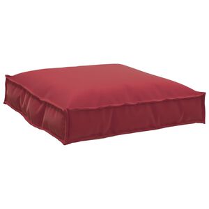 vidaXL Coussin Bordeaux 70 x 70 x 12 cm Tissu Oxford
