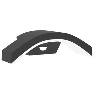 vidaXL Applique murale LED d'ext&eacute;rieur avec capteurs noir