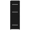 vidaXL Armoire d'apothicaire Ch&ecirc;ne noir 20 x 45,5 x 60 cm