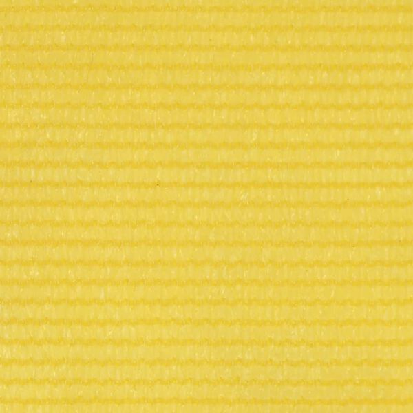 vidaXL Écran de balcon Jaune 120x600 cm PEHD