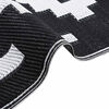 vidaXL Tapis d'ext&eacute;rieur ARAKIL Blanc et noir 160x230 cm PP