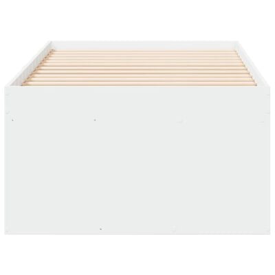 vidaXL Lit de jour avec tiroirs sans matelas blanc 75x190 cm