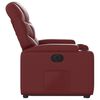 vidaXL Fauteuil inclinable &eacute;lectrique rouge bordeaux similicuir