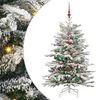 vidaXL Sapin de Noël Artificiel à Branches Articulées Blanc 150 cm