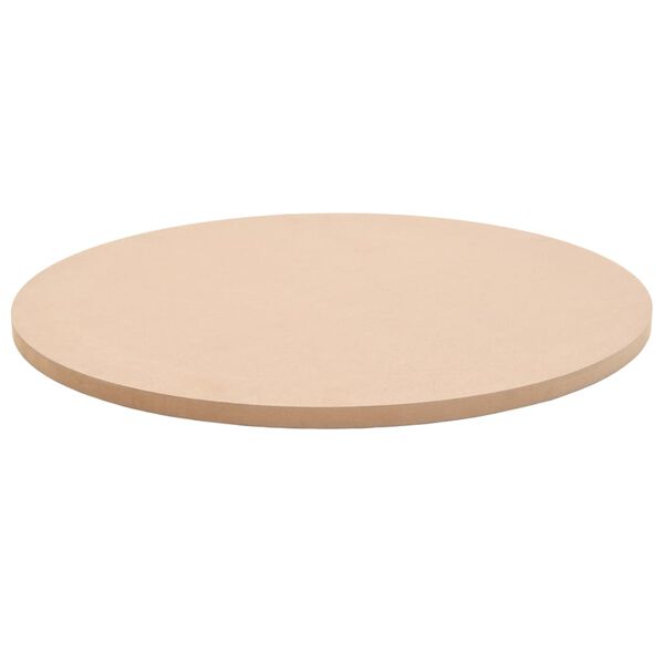 vidaXL Dessus de table Rond MDF 600 x 18 mm