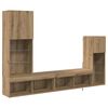 vidaXL Meubles TV muraux 4 pc Ch&ecirc;ne artisanal Bois d'ing&eacute;nierie