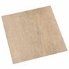 vidaXL Planches de sol 5,11 m&sup2; 55 pcs PVC Gris clair, Marron fonc&eacute;