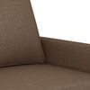 vidaXL Canap&eacute; &agrave; 3 places Marron 180 cm Tissu