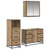 vidaXL Ensemble de mobilier de salle de bain 3 pc Ch&ecirc;ne artisanal