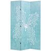 vidaXL Cloison de s&eacute;paration pliable 120 x 170 cm Papillon Bleu
