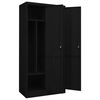 vidaXL Garde-robe Noir 80x50x180 cm Acier