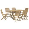 vidaXL Ensemble &agrave; manger de jardin 7 pcs Bois d'acacia solide