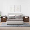 vidaXL Tables de chevet avec tiroir 2 pcs ch&ecirc;ne marron 51x31x47 cm