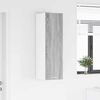 vidaXL Armoire suspendue avec stockage Gris Sonoma 30 x 31 x 100 cm