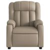 vidaXL Fauteuil inclinable Cappuccino Similicuir