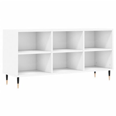 vidaXL Meuble TV blanc 103,5x30x50 cm bois d'ingénierie