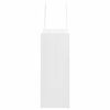 vidaXL Sacs en papier 50 pcs avec poign&eacute;es blanc 18x8x22 cm