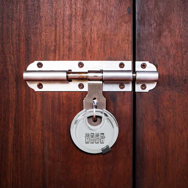 vidaXL Serrures Discus avec Cl&eacute;s 6 pcs Argent 7 x 2.3 x 7 cm