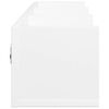vidaXL Armoire murale blanc 75x18x16,5 cm bois d'ing&eacute;nierie