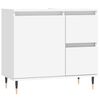 vidaXL Armoire de salle de bain blanc 65x33x60 cm bois d'ing&eacute;nierie