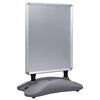 vidaXL Support d'affiche A1 &agrave; base d'eau Gris Alliage d'aluminium