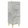 vidaXL Armoire &agrave; tiroirs Gris b&eacute;ton 33 x 34,5 x 90 cm