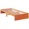 vidaXL Lit de jour sans matelas cire marron 100x200 cm pin massif