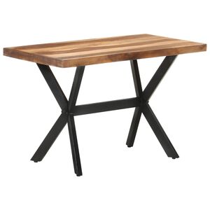 vidaXL Table de salle &agrave; manger 120x60x75 cm Bois avec finition miel