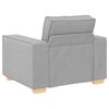 vidaXL Canapé Fauteuil Gris Nuage 60 cm Tissu