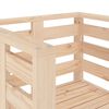 vidaXL Chaises de jardin lot de 2 61,5x53x71 cm bois de pin massif